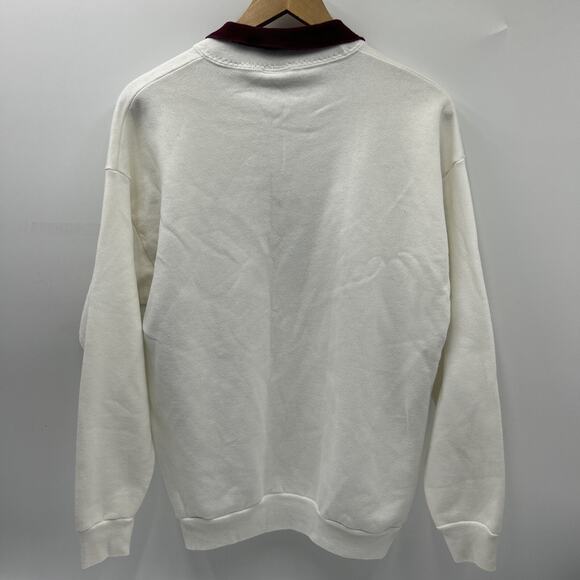 Vintage 90s ASHLEY’S Crew Neck Sweatshirt XL Santa Claus Graphic Made in USA - Picture 4 of 8